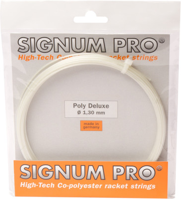 

Signum Pro Poly Deluxe 1.30mm- 12m 1.30 Tennis String - 12 m(White)