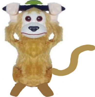 

Mofaro Brown Lovely Monkey Soft Toy - 24 cm(Brown)