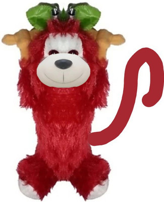 

Mofaro Red Lovely Monkey Soft Toy - 23 cm(Red, White)