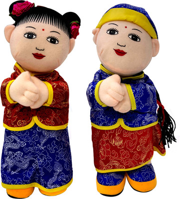 

Toy Park Cute Chinese Couple - 27 cm(Multicolor)