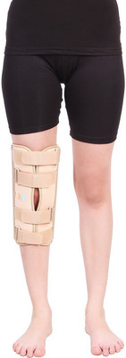 

Sankat Mochan Knee Brace (Immobilizer) short Knee Support (S, Beige)
