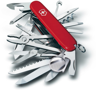 Victorinox 1.6795 - Swiss Champ 25 Multi-utility Knife(Red)