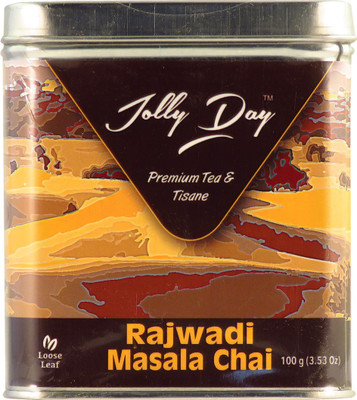 

Jolly Day RAJWADI MASALA CHAI Ginger, Cardamom, Cinnamon, Cloves, Black Pepper Masala Tea(100 g, Box)
