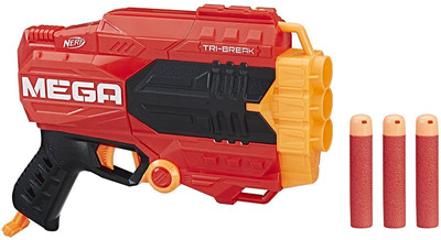 

Nerf N-Strike Mega Tri-Break(Red, Black, Yellow)