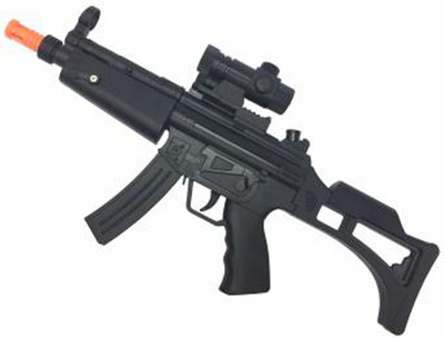 

TALKING GANESHA BO Mp5 Machine Gun with Dynamic Sound, Vibration, Realistic Flames & Simulation Smoke Toy Gun For Kids - Multicolor(Multicolor)