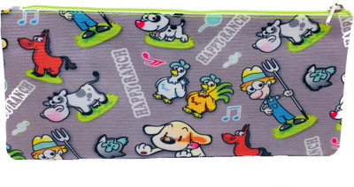 

Meher Collection Cosmetic Pouch(Multicolor, Green), Multicolor;neon green