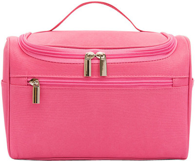 Swadec Cosmetic Pouch(Pink), Dark pink