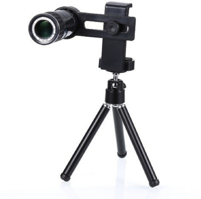 

SLSS Tripod zoom lens for smartphones Tripod(Black + gray, Supports Up to 1010)