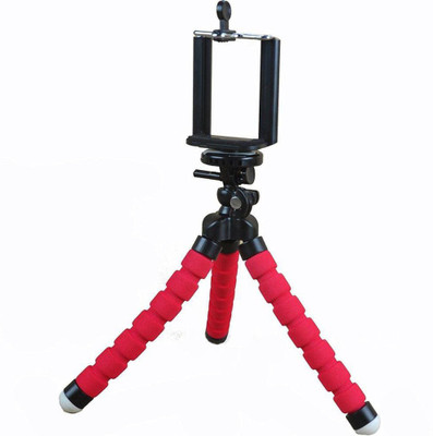 

ALLMUSIC Fully Flexible Foldable Octopus Mini Tripod Stand for Mobile Camera , DSLR , Smartphone & Action Cameras AKS12 | Twist It | Bend It | Tilt It | With Universal mobile holder.... Tripod, Tripod Kit(MULTICLOUR, Supports Up to 3.5)