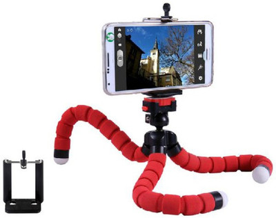

ALLMUSIC Flexible Mini Tripod Camera Travel Tripod with 360 Rotatable mobile holder mount Octopus design WITH Gorillapod Universal stand for all Smartphones and Video cameras TRIPOD har-09765 Tripod, Tripod Kit(MULTICLOUR, Supports Up to 3.5)