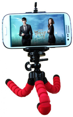 

ALLMUSIC Flexible Foldable Octopus Mini Tripod Stand for Mobile Camera , DSLR , Smartphone & Action Cameras KAI-212 | Twist It | Bend It | Tilt It | With Universal mobile holder.... Tripod, Tripod Kit(MULTICLOUR, Supports Up to 3.5)