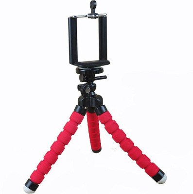 

ALLMUSIC Fully Flexible Foldable Octopus Mini Tripod Stand for Mobile Camera , DSLR , Smartphone & Action Cameras | Twist It | Bend It | Tilt It | With Universal moEbile holder..,///RSW123 Tripod, Tripod Kit(MULTICLOUR, Supports Up to 3.5)