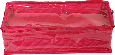 

Kuber Industries Satin One Roll Bangle Box Bangle box Vanity Box(Red)