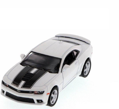 

Emob 1:38 Scale Die Cast Metal White Chevrolet Pull Back Car Toy with Openable Doors(Multicolor)
