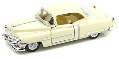 

Emob 1:43 Scale Die Cast Metal White Cadillac Pull Back Car Toy with Openable Doors(Multicolor)