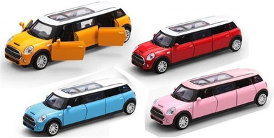 

Civil Battery Operated Die Cast Metal Pull Back Blue Luxury Car Toy with Light and Sound Effects (Multicolor)-Pack of 4(Multicolor)