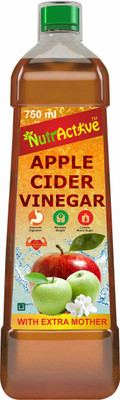 NutrActive Natural Apple Cider Vinegar with Mother of Vinegar Vinegar(4 x 750 ml)