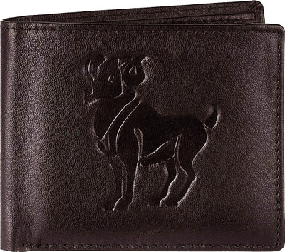 

Justrack Men Casual Brown Genuine Leather Wallet(5 Card Slots)