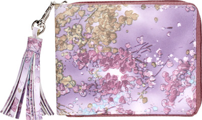 

Creature Women Casual Pink Artificial Leather Wallet(3 Card Slots)