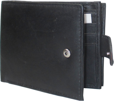 

Zubron Men Formal Black Genuine Leather Wallet(8 Card Slots), Blk031