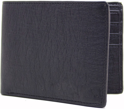 

MS Men Formal Black Artificial Leather Wallet(10 Card Slots)