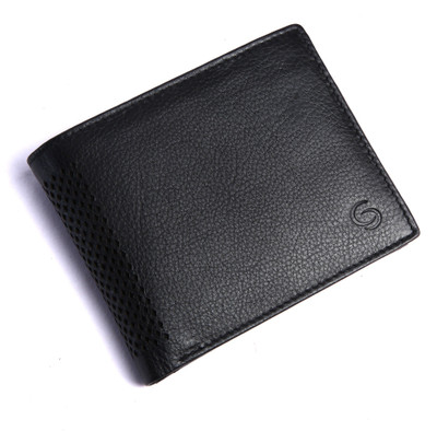 

GETOREE Men Formal Black Genuine Leather Wallet(6 Card Slots)