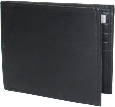 

Zubron Men Casual Black Genuine Leather Wallet(8 Card Slots), Blk029