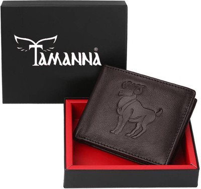 

Tamanna Men Casual Brown Genuine Leather Wallet(1 Card Slot)