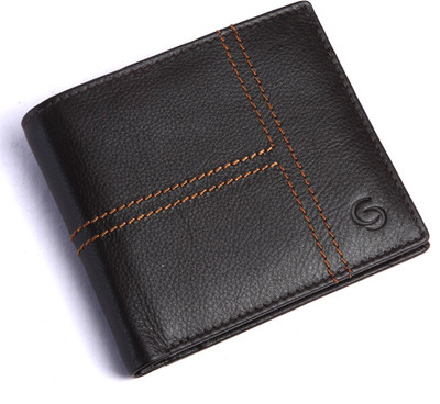

GETOREE Men Casual Brown Genuine Leather Wallet(6 Card Slots)
