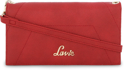 

Lavie Women Evening/Party Red Artificial Leather Wallet(12 Card Slots)