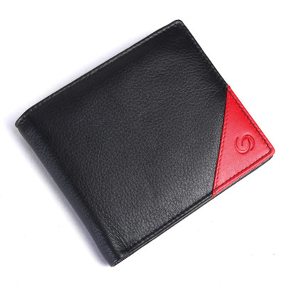

GETOREE Men Casual Black, Red Genuine Leather Wallet(3 Card Slots)