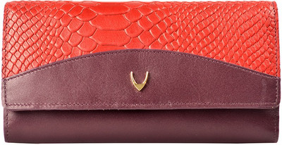 

Hidesign Women Casual Red, Black Genuine Leather Wallet(11 Card Slots)