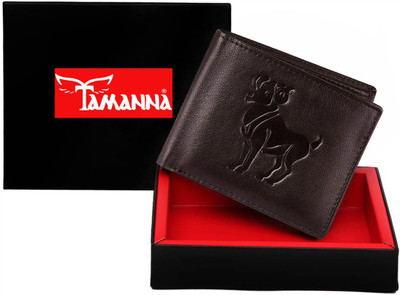 

Tamanna Men Formal Brown Genuine Leather Wallet(1 Card Slot)