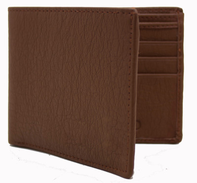 

MS Men Casual Brown Artificial Leather Wallet(10 Card Slots)