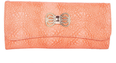 

DN CREATION Women Pink Genuine Leather Wallet(5 Card Slots)