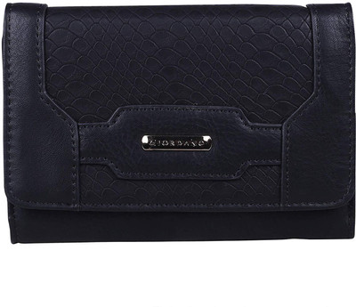 

Giordano Women Casual Blue Genuine Leather Wallet(2 Card Slots), Black