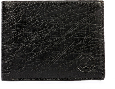 

TnW Men Casual Black Artificial Leather Wallet(6 Card Slots)