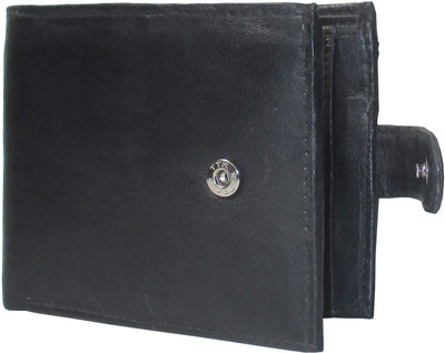 

Zubron Men Formal Black Genuine Leather Wallet(7 Card Slots), Blk033