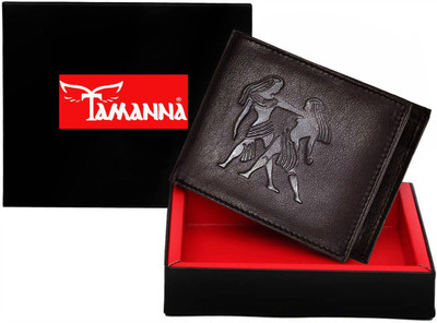 

Tamanna Men Casual Brown Genuine Leather Wallet(1 Card Slot)