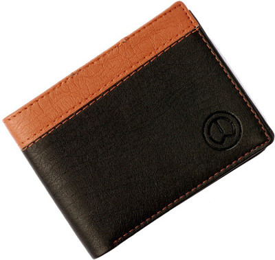 

TnW Boys Casual Black, Tan Artificial Leather Wallet(6 Card Slots)