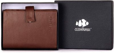 

The Clownfish Men Formal Brown Artificial Leather Wallet(5 Card Slots), Caramel