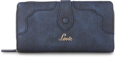 

Lavie Women Casual Blue Artificial Leather Wallet(10 Card Slots)