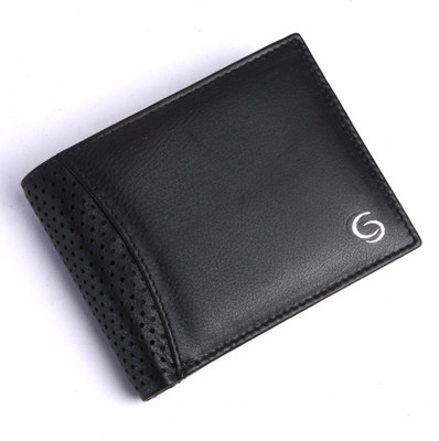 

GETOREE Men Casual Black Genuine Leather Wallet(7 Card Slots)