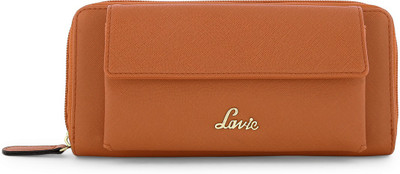 

Lavie Women Casual Tan Artificial Leather Wallet(10 Card Slots)