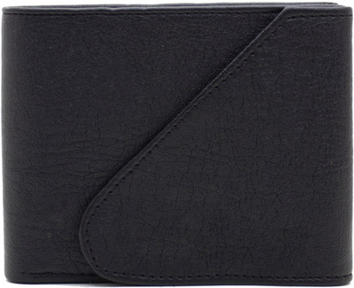 

MS Men Casual Black Artificial Leather Wallet(4 Card Slots)