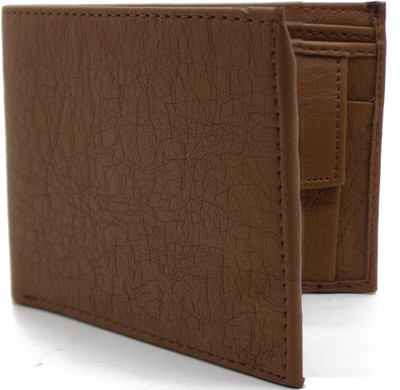 

MS Men Casual Brown Artificial Leather Wallet(4 Card Slots)