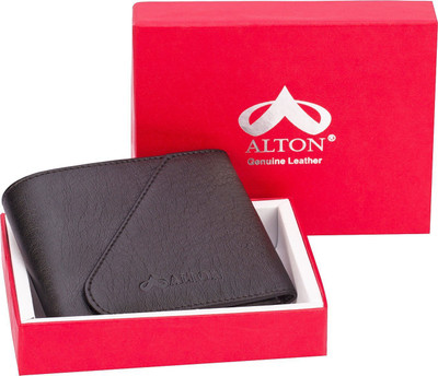 

alton Boys Black Genuine Leather Wallet(5 Card Slots), Multi
