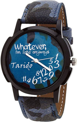 

Tarido TD1582SL04 New Exclusive Blue dial Army color print Strap Watch for cool Boys & dashing men Watch - For Men