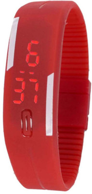 

DartGo Unisex WristBand Led Digital Watch Red Watch - For Men & Women