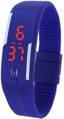 DartGo Unisex WristBand Led Digital Watch Blue Watch - For Men & Women